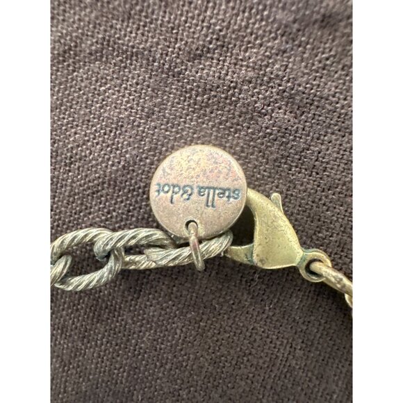 Vintage Stella & Dot Multi-Strand Pearl & Gold Bead Necklace - Picture 4 of 4